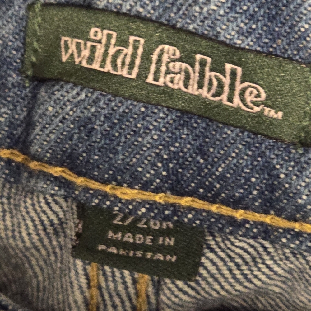 Wild Fable Womens High Rise Rolled Cuff Happy Jean Shorts 28R - Picture 2 of 15